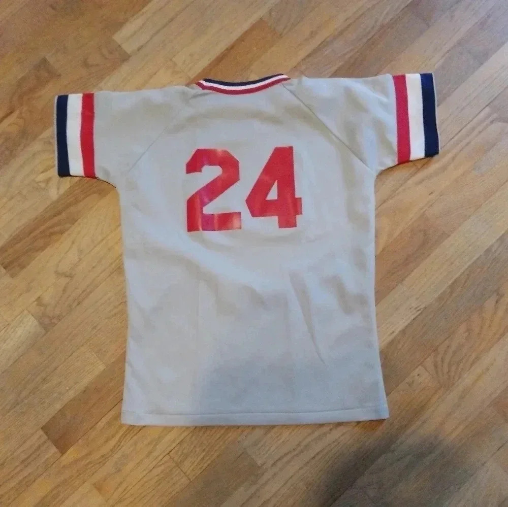 Vintage 80s St Louis Cardinals Jersey #24 Whitey Herzog Rawlings MLB YOUTH XL